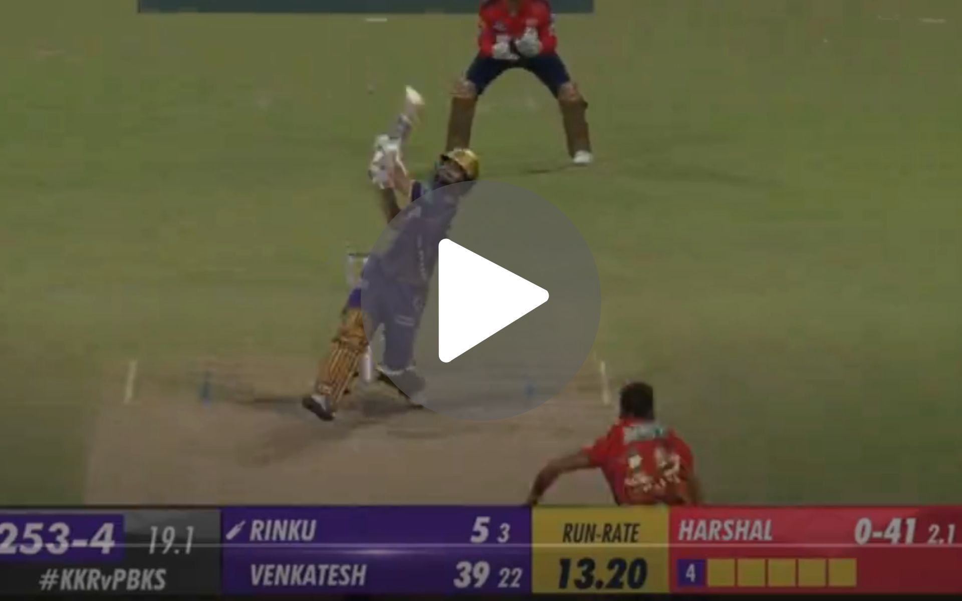 [Watch] Harshal Patel-Ashutosh Partner Up To End Rinku Singh's Cheap Outing